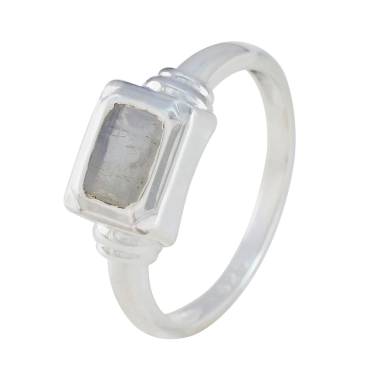 Rina Romantic White Solitaire Ring
