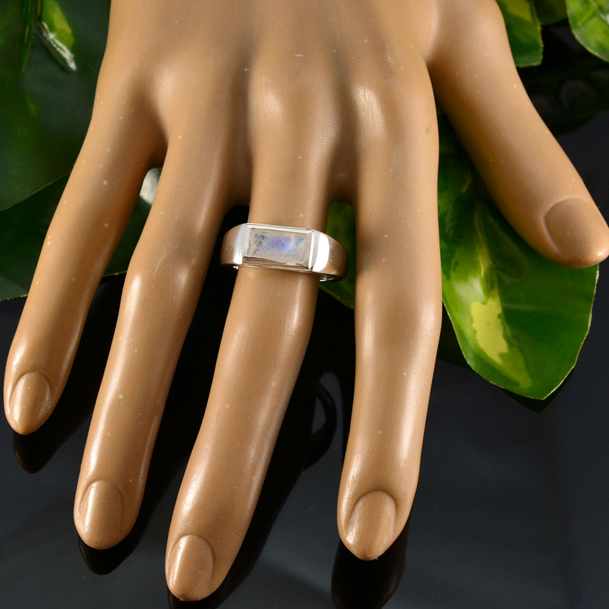 Eliza Love White Solitaire Ring