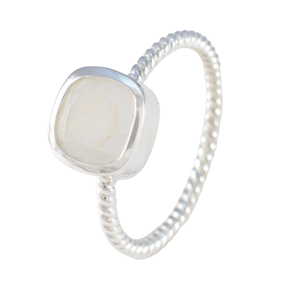 Dewi Trendy White Solitaire Ring