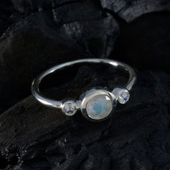 Agnes Luxurious White Trilogy Ring