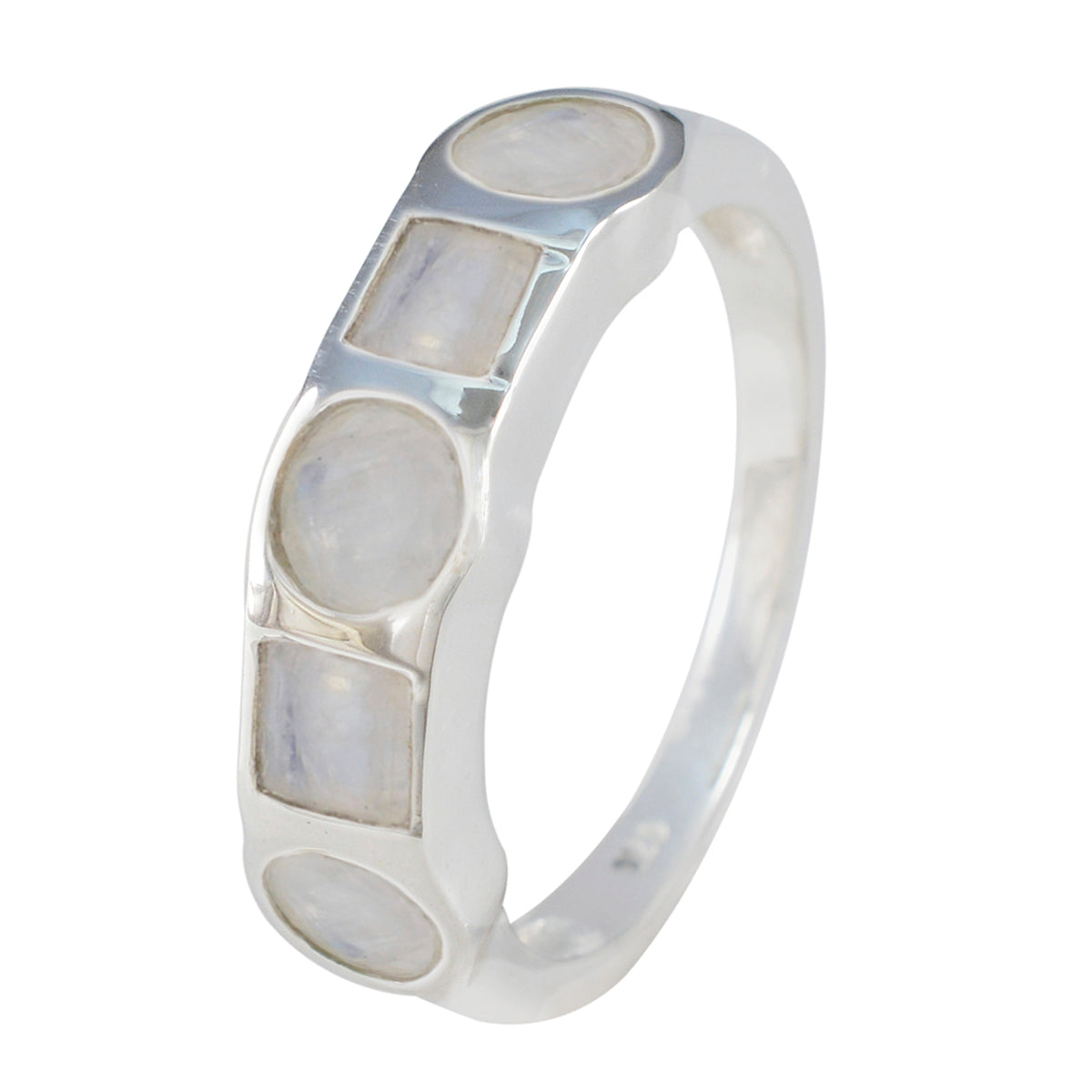 Maria Trendy White Penta Ring