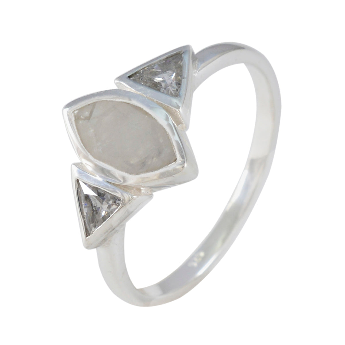 Lucy Sophisticated White Trilogy Ring