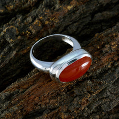 Kristine Engagement Red Solitaire Ring
