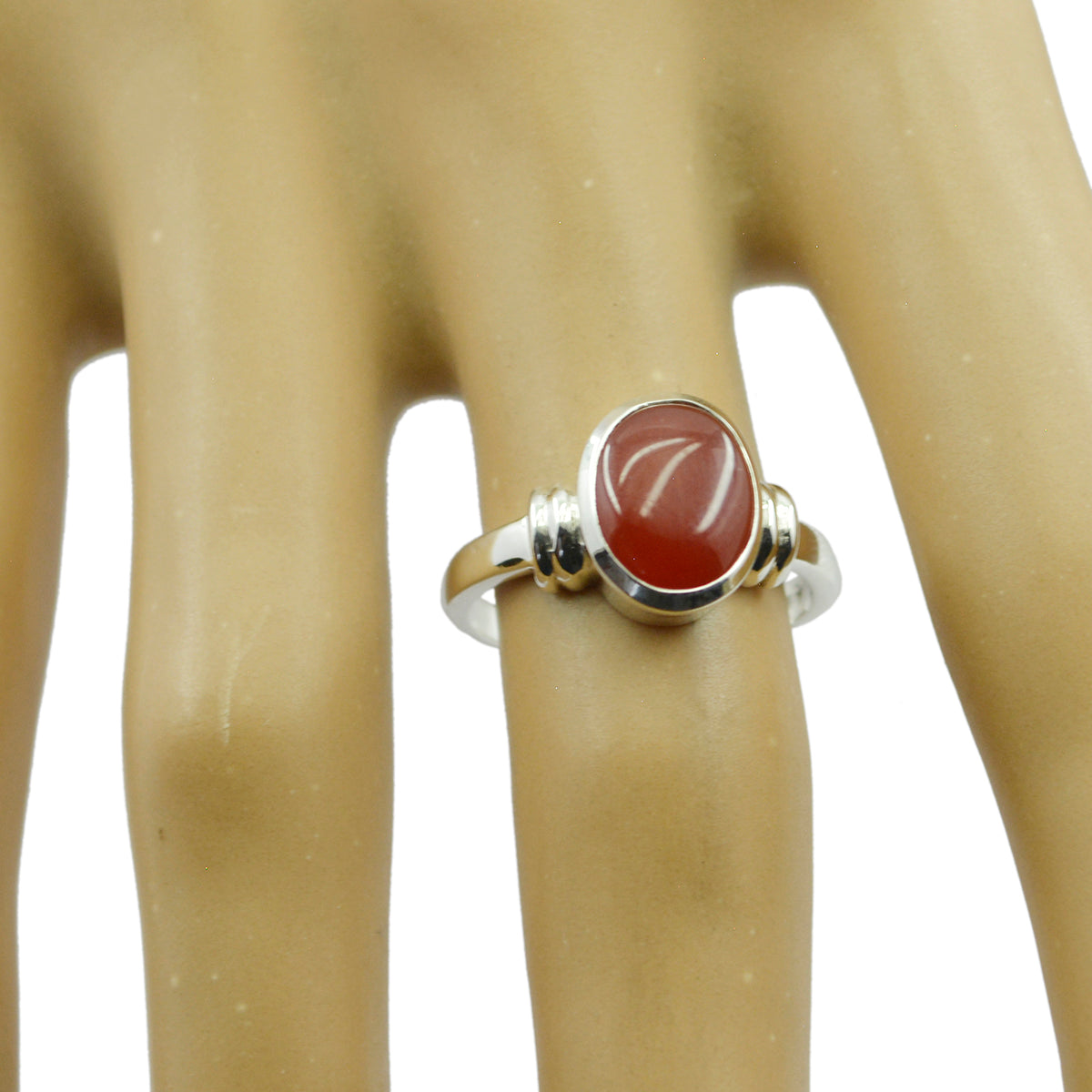 Lorena Fairytale Red Solitaire Ring