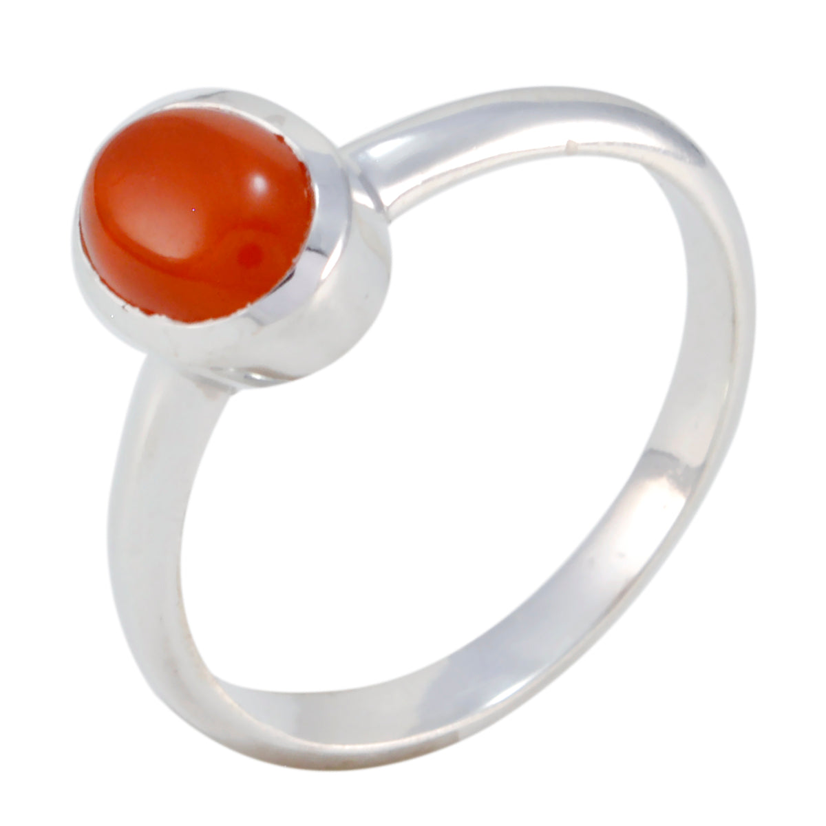 Hua Graceful Red Solitaire Ring
