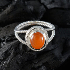Julia Rope-Wire Red Solitaire Ring