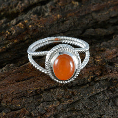 Julia Rope-Wire Red Solitaire Ring