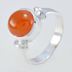 Amelia Contemporary Red Solitaire Ring