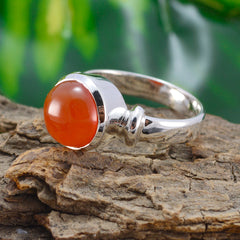 Amelia Contemporary Red Solitaire Ring