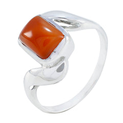 Natalie Contemporary Red Solitaire Ring
