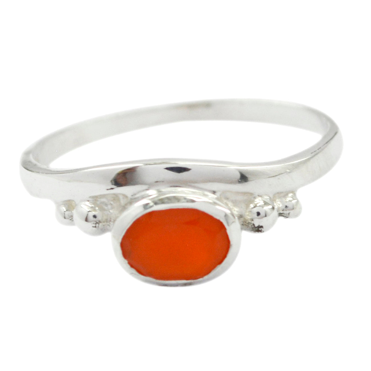 Ling Glamorous Red Solitaire Ring Red onyx Red