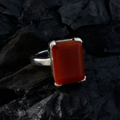 Priya Modern Red Solitaire Ring