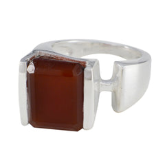Ella antique Red Solitaire Ring Red Onyx Red