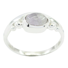 Aisha Sophisticated Pink Solitaire Ring Rose Quartz Pink