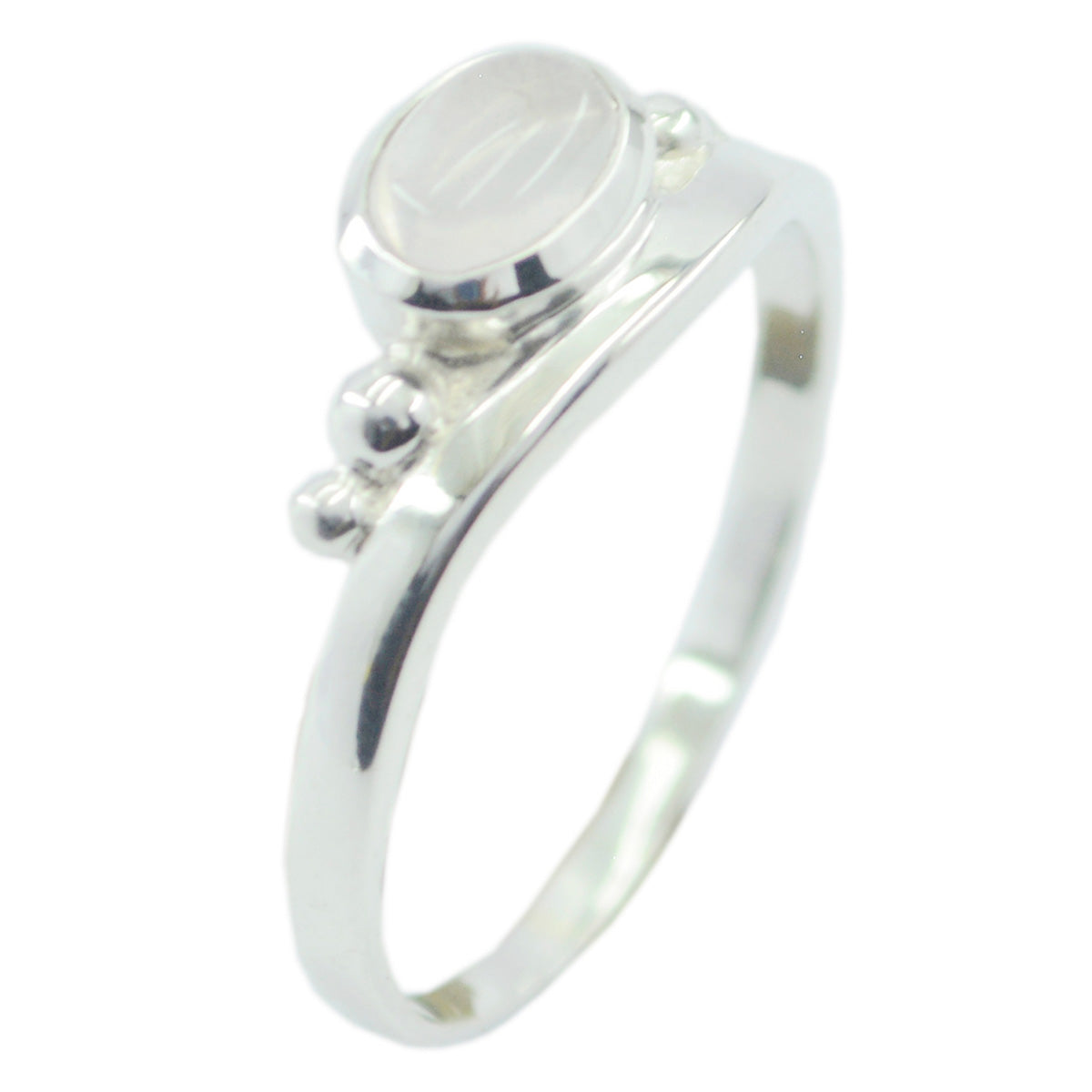 Aisha Sophisticated Pink Solitaire Ring