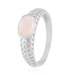 Eva Abstract Pink Solitaire Ring