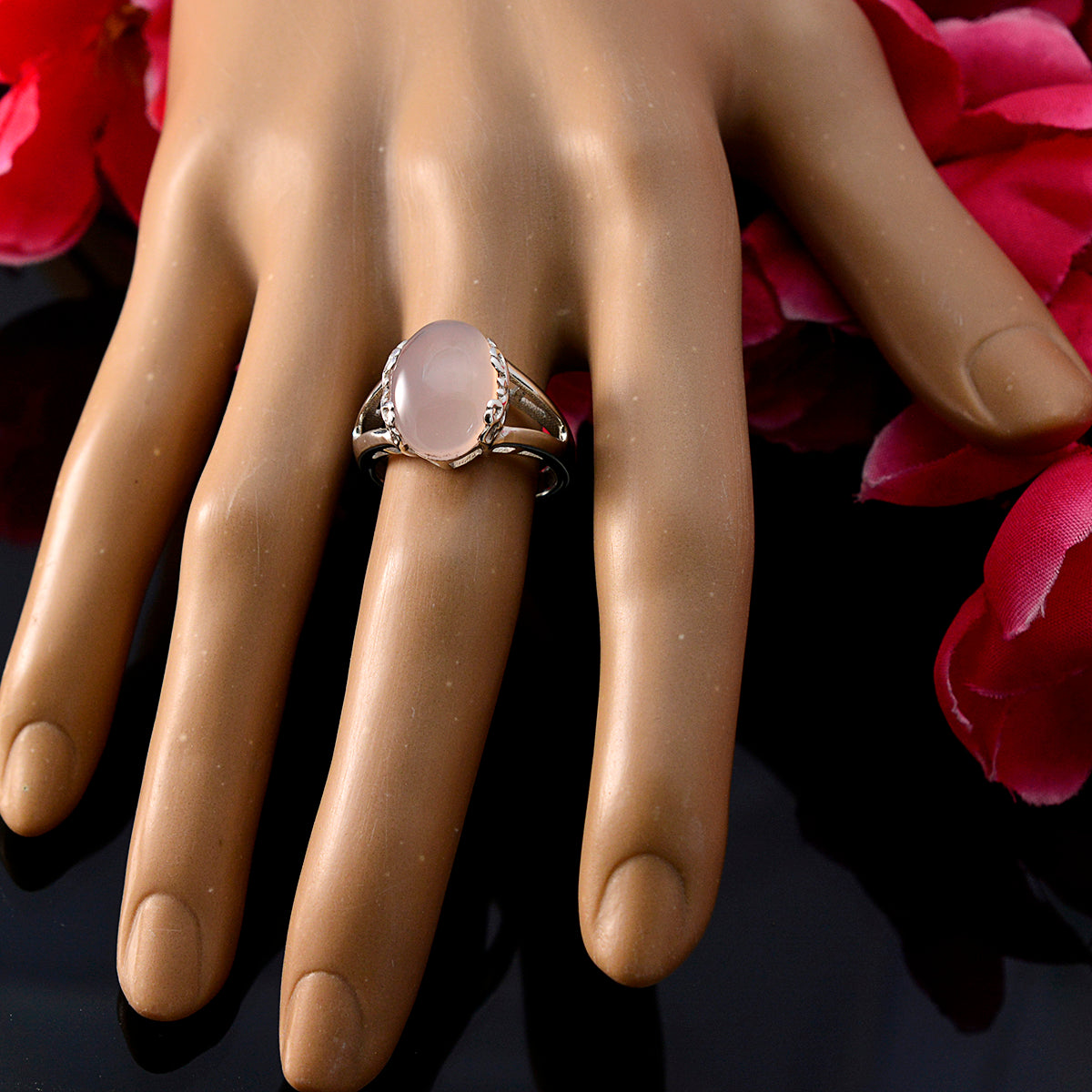 Liyana Trendy Pink Solitaire Ring