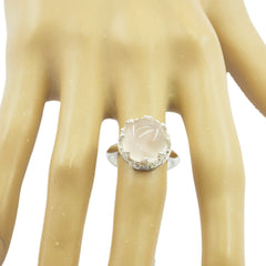 Lucia Art Deco Pink Solitaire Ring