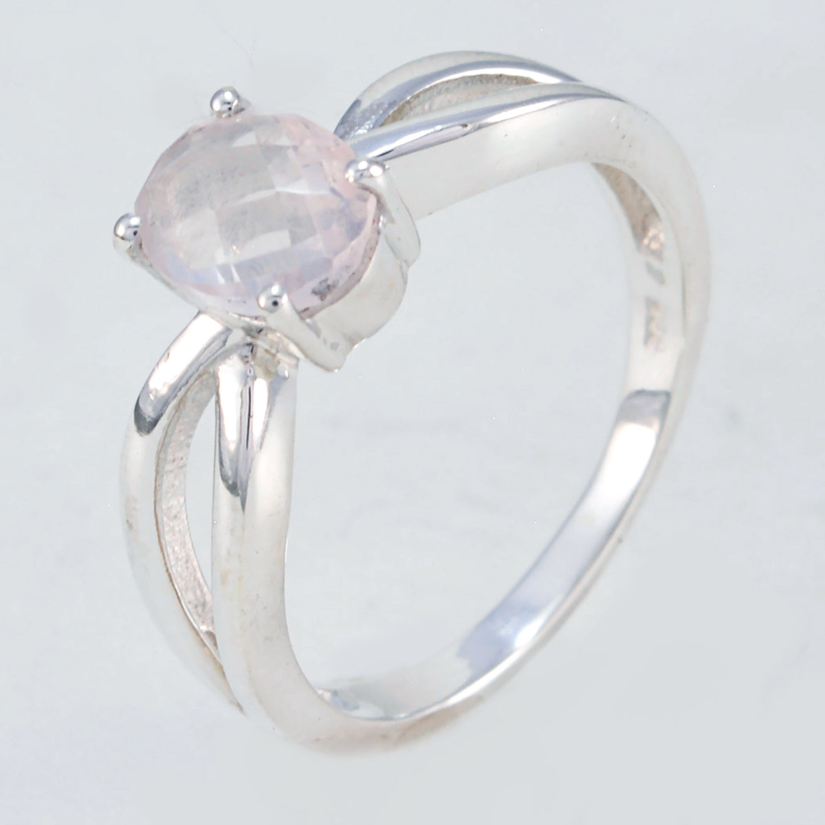 Eun-ji Romantic Pink Solitaire Ring