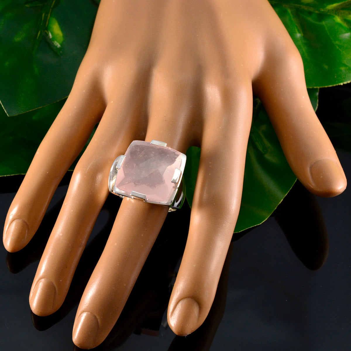 Amelia Armor Pink Solitaire Ring