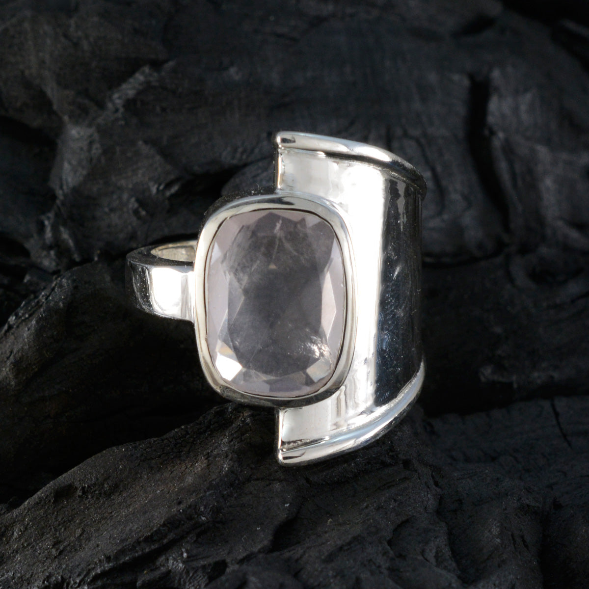 Hazel Armor Pink Solitaire Ring