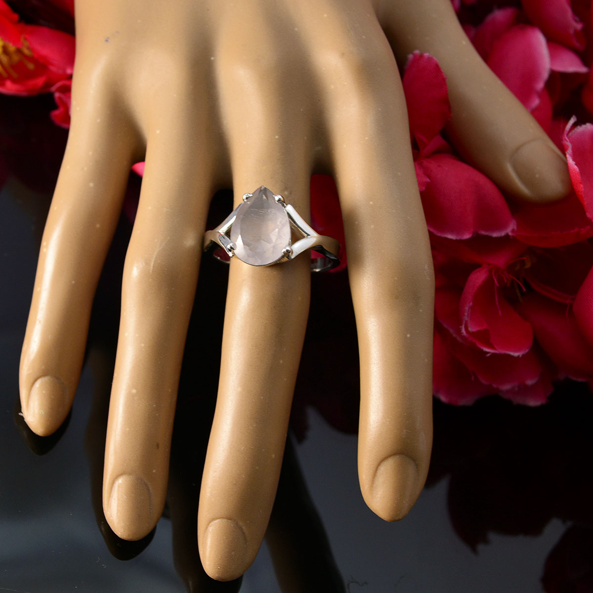 Valentina Promise Pink Solitaire Ring