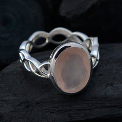 Ayesha Rope-Wire Pink Solitaire Ring