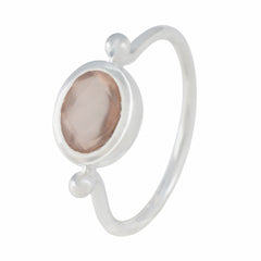 Dewi Abstract Pink Solitaire Ring