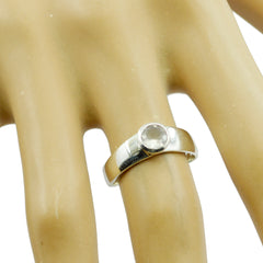 Haruka Modern Pink Solitaire Ring