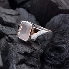 Nisa Signet Pink Solitaire Ring