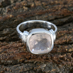 Abigail Contemporary Pink Solitaire Ring