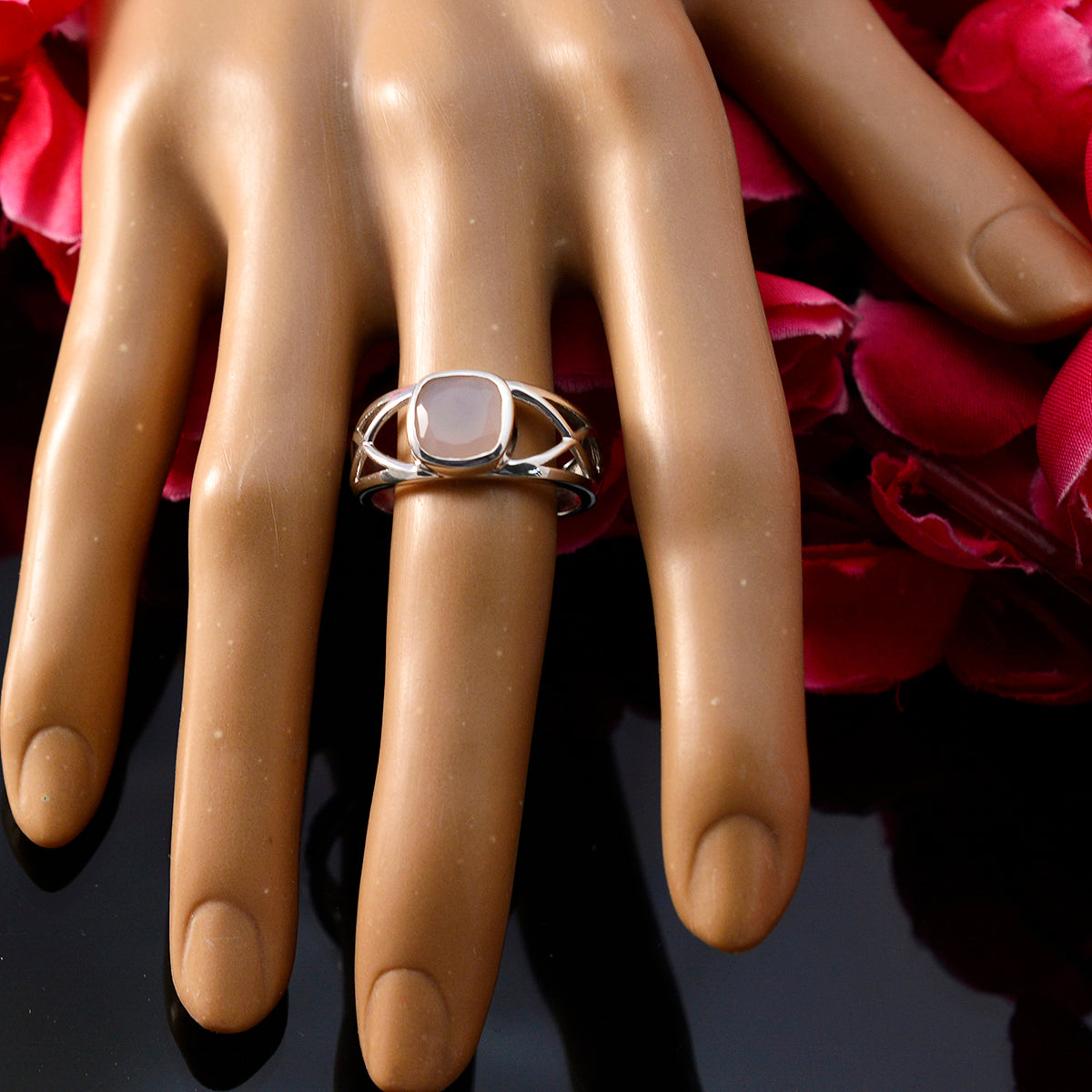 Teresa Fairytale Pink Solitaire Ring