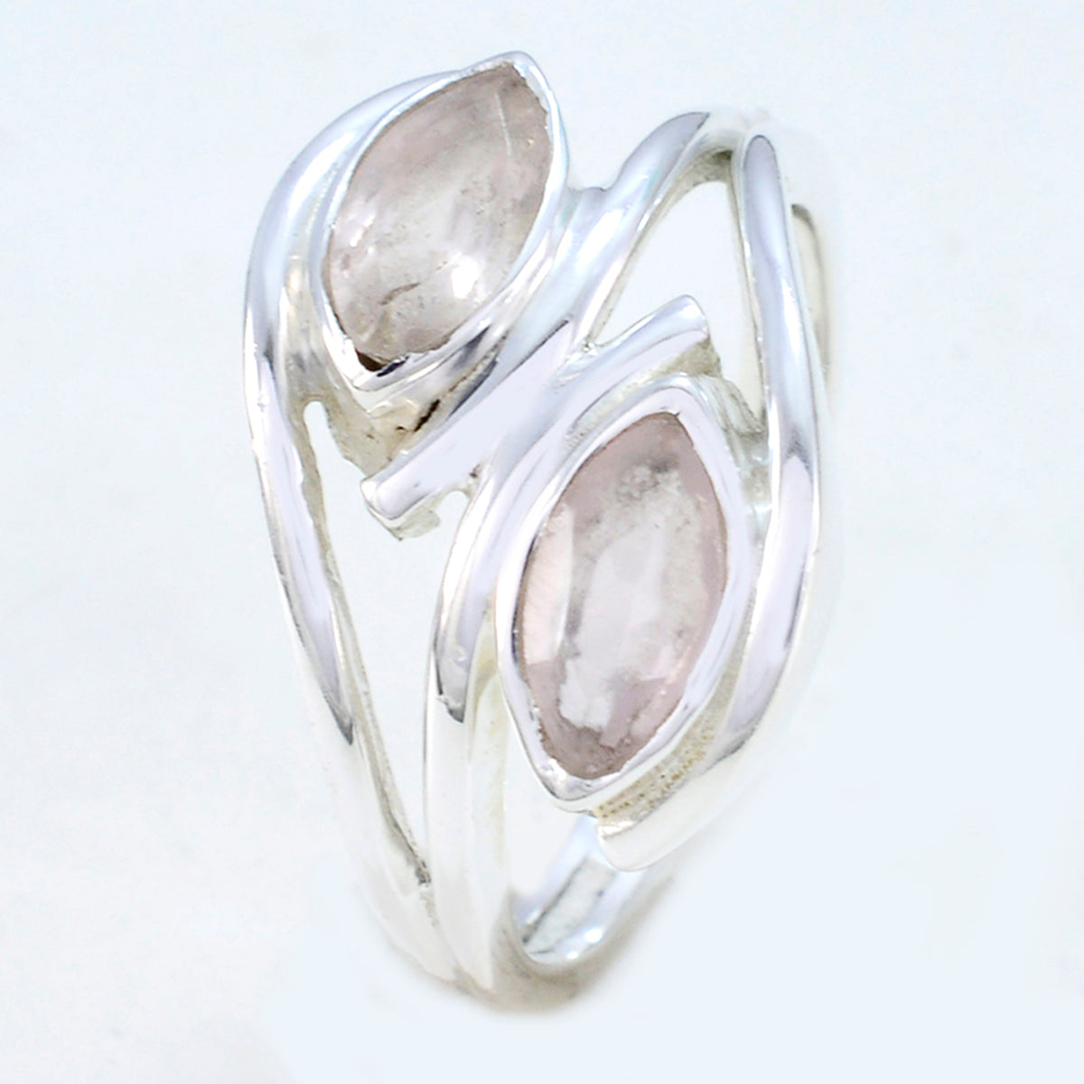 Maria Trendy Pink Toi et Moi Ring