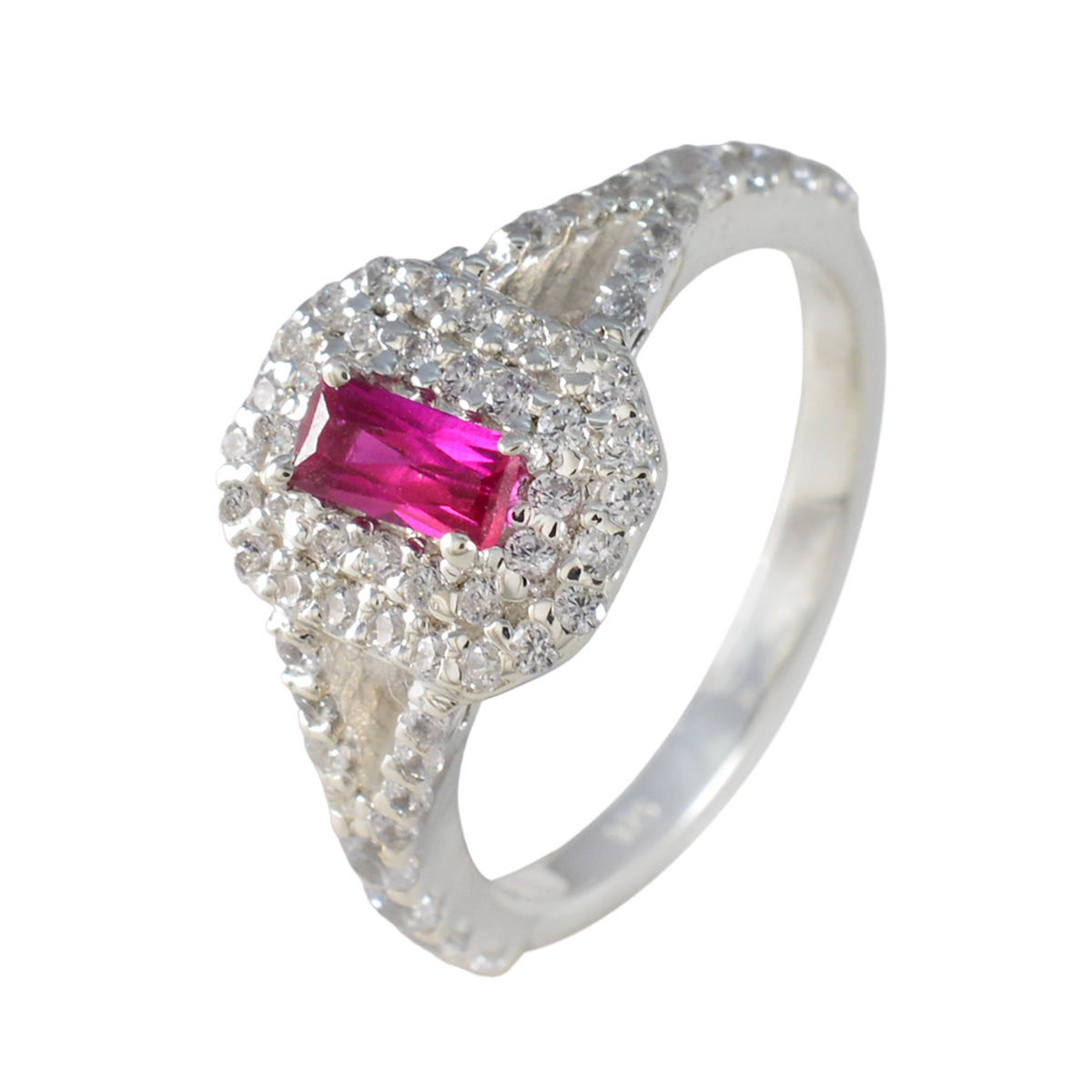 Tereza Glamorous Red Halo Ring
