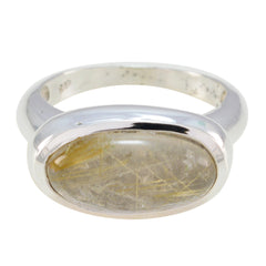 Alejandra Sophisticated Golden Solitaire Ring