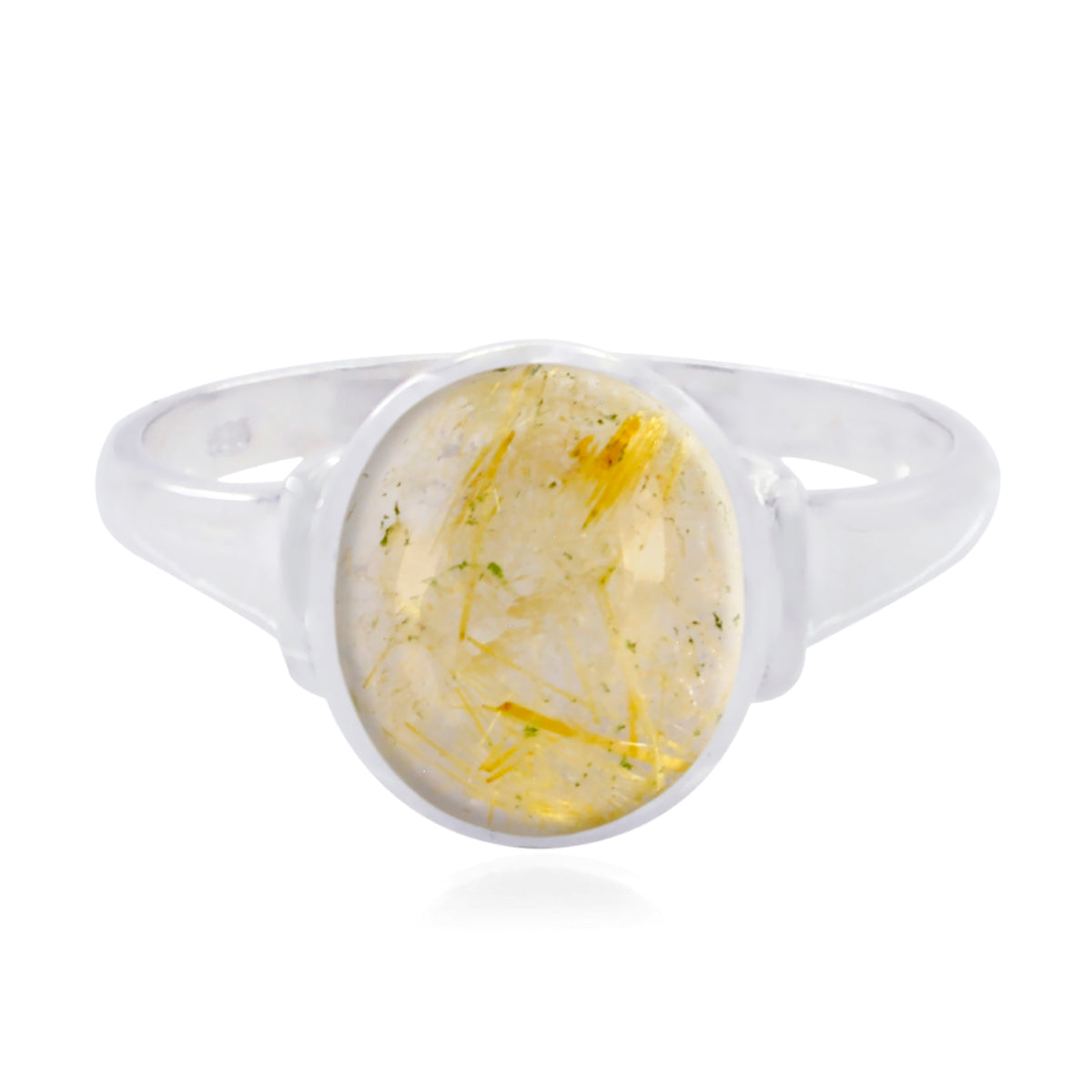 Ida Trendy Golden Solitaire Ring