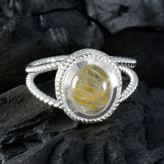 Giulia Rope-Wire Golden Solitaire Ring