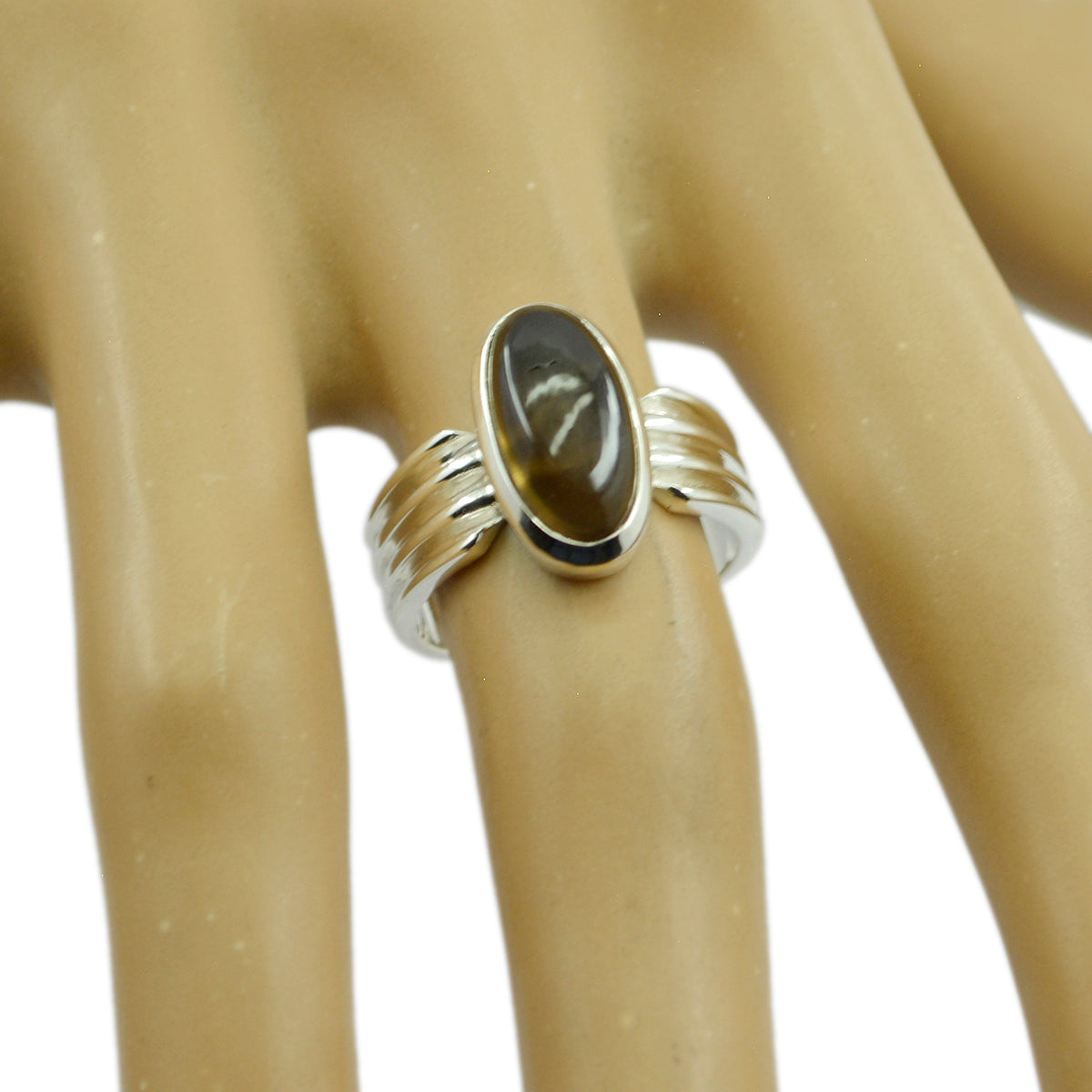 zazlle Heritage Brown Solitaire Ring