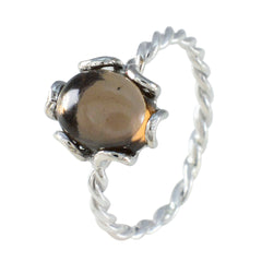 Liyana Twist Brown Solitaire Ring