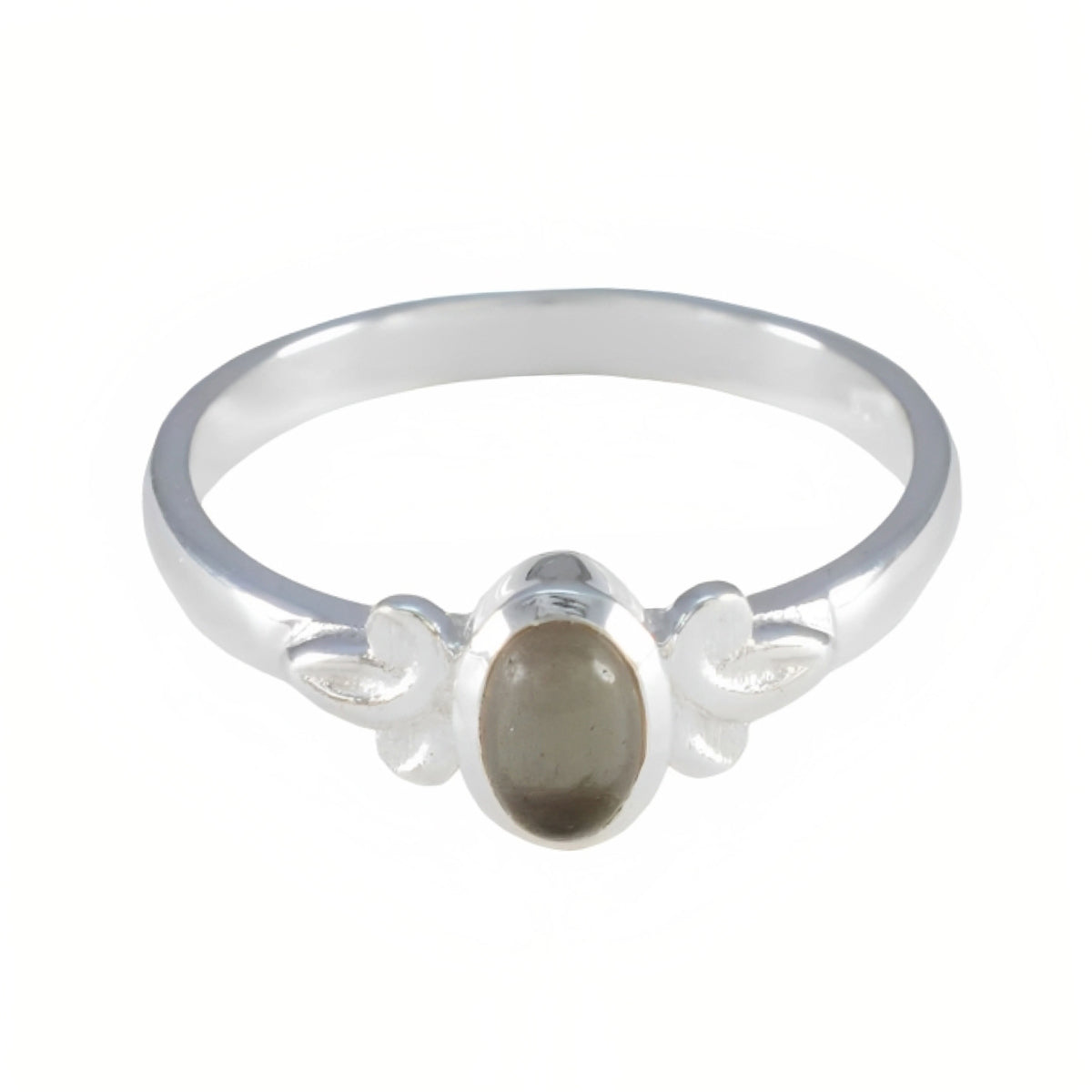 zazlle Abstract Brown Solitaire Ring Smoky Quartz Brown