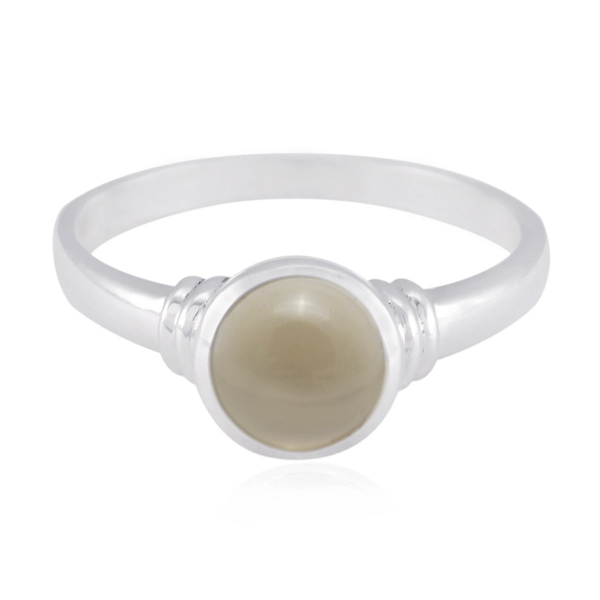 Pilar Feminine Brown Solitaire Ring smoky quartz Brown