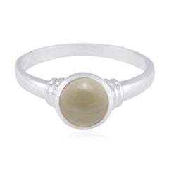 Pilar Feminine Brown Solitaire Ring smoky quartz Brown