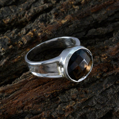 Natcha Feminine Brown Solitaire Ring