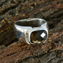 Isabella Modern Brown Solitaire Ring