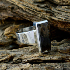 Siti Abstract Brown Solitaire Ring
