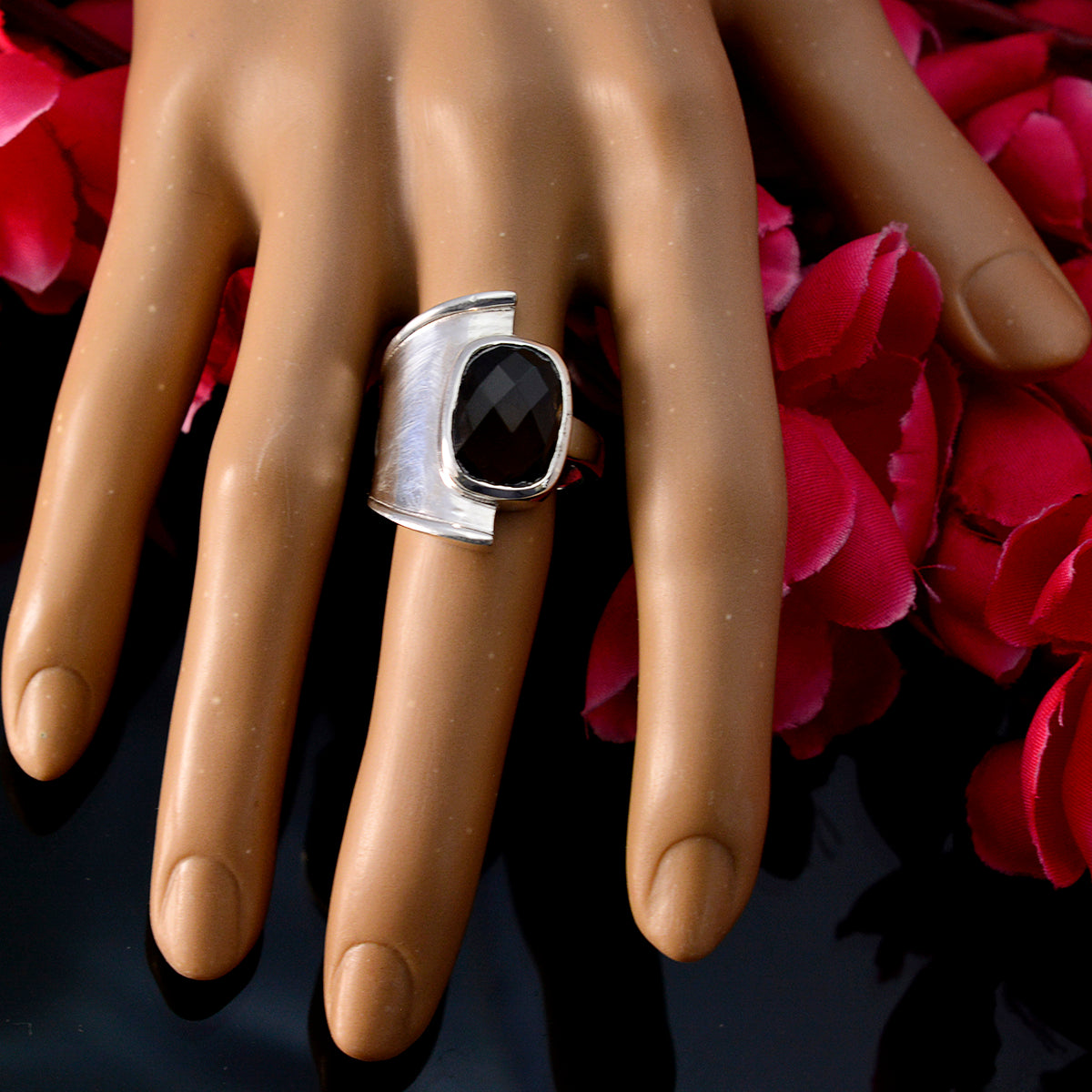 Antonia Armor Brown Solitaire Ring