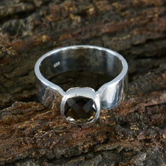 Valentina Contemporary Brown Solitaire Ring