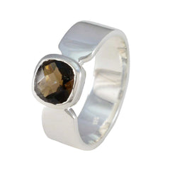 Valentina Contemporary Brown Solitaire Ring