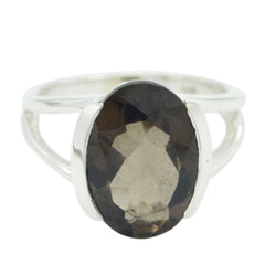 Pauline Graceful Brown Solitaire Ring