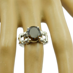 Ana Rope-Wire Brown Solitaire Ring